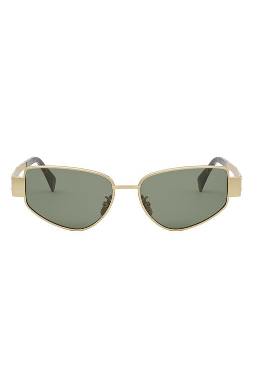 Celine Triomphe 55mm Cat Eye Sunglasses In Multi