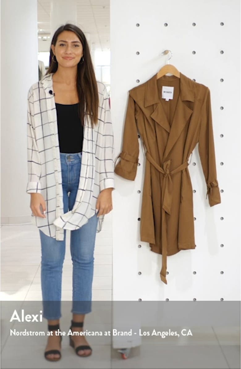 BB Dakota Pardon My Trench Belted Lyocell Trench Coat, sales video thumbnail
