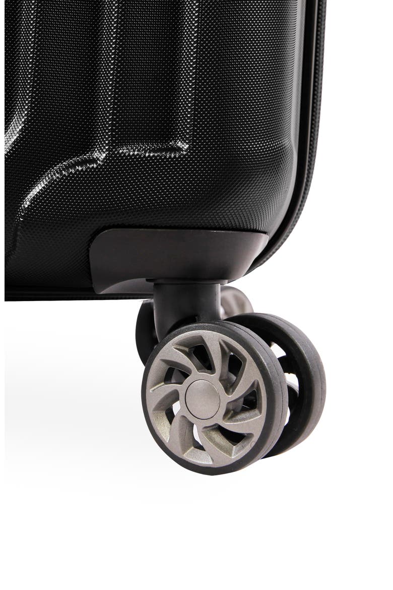 Blake 4-Wheeled Suitcase, Alternate, color, BLACK