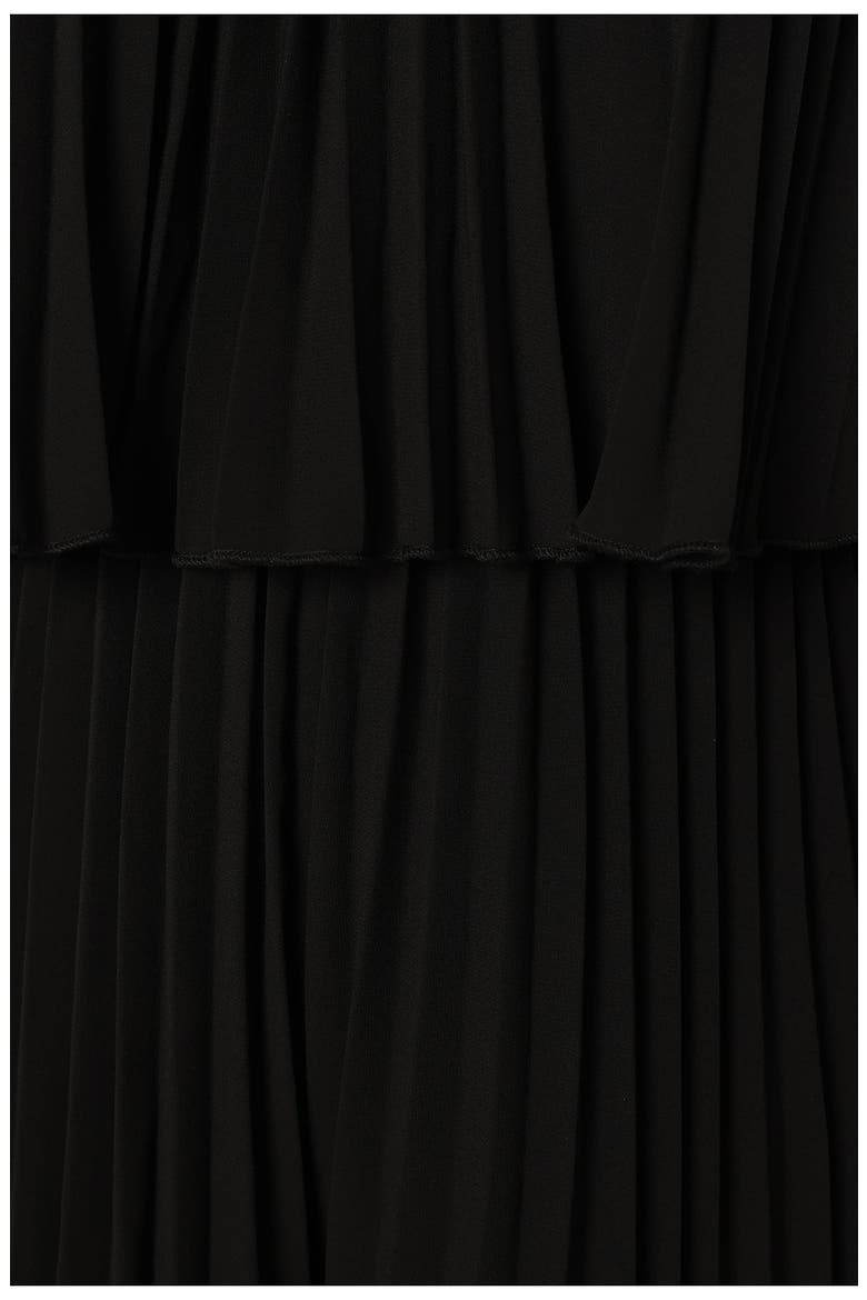 Magnolia Pleated Romper, Alternate, color, BLACK