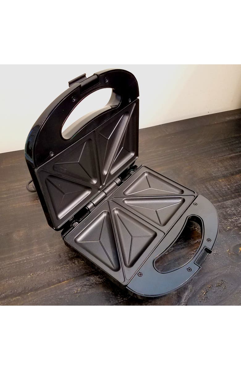 Better Chef Compact Nonstick Electric Sandwich Grill, Alternate, color, Black