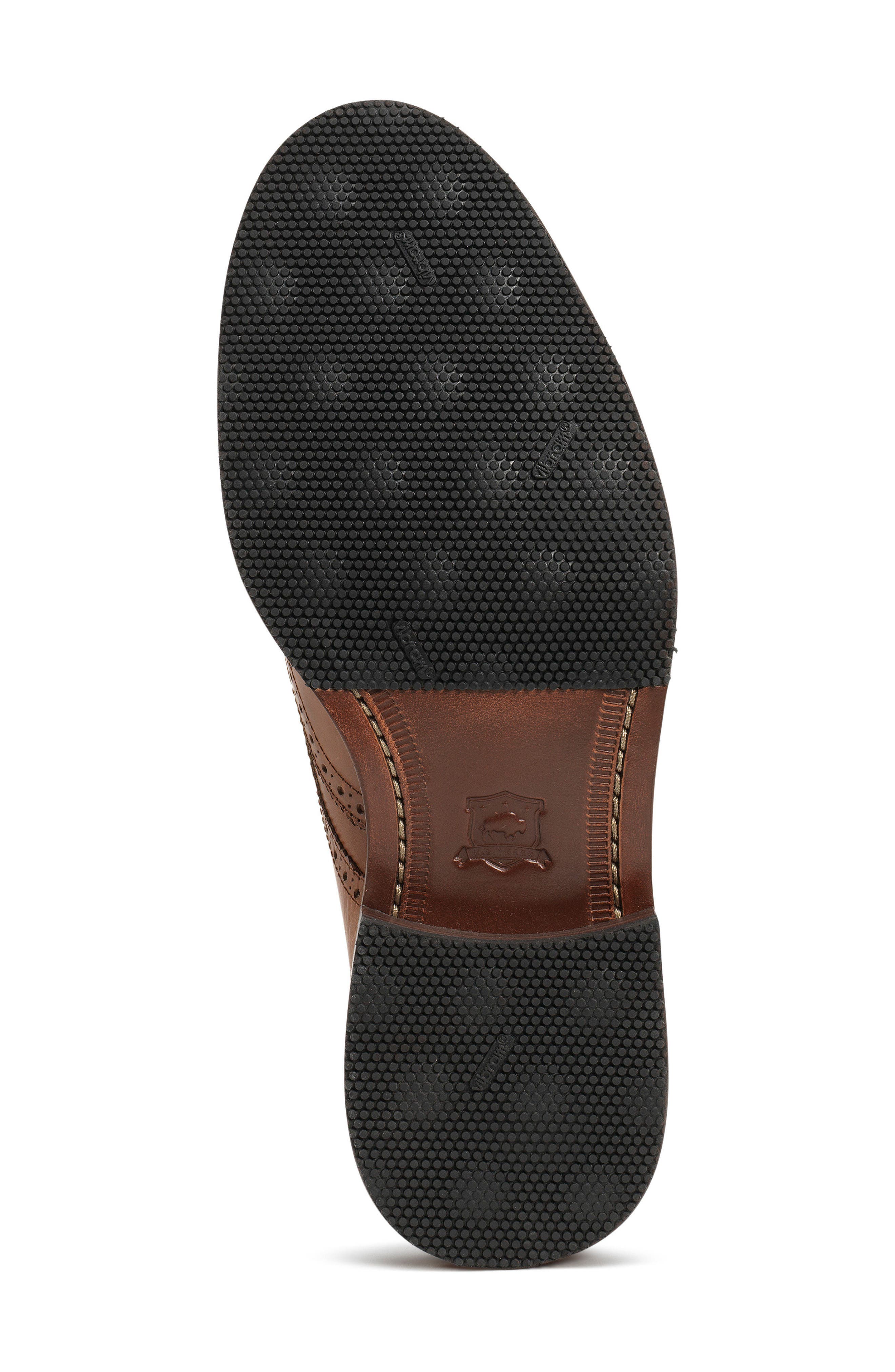 Logan Wingtip Derby, Alternate, color, BROWN LEATHER