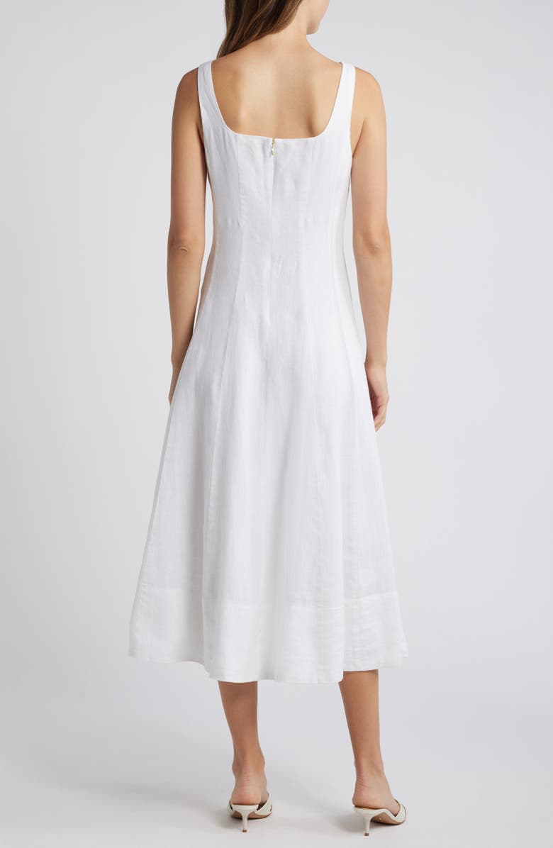 Calina Linen Midi Sundress