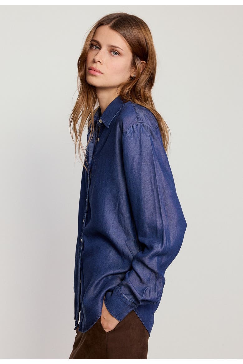 The Denim Shirt, Alternate, color, Dark Wash