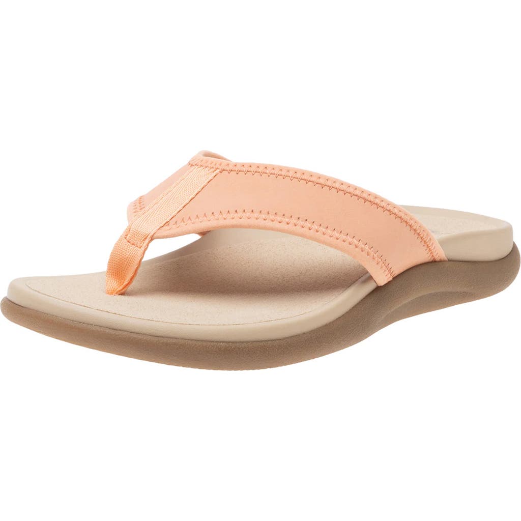 Abeo Laguna Sandal In Coral - Metatarsal