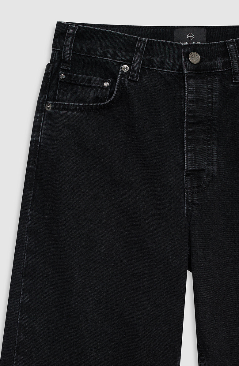 ANINE BING Roy Jean, Alternate, color, Vintage Black
