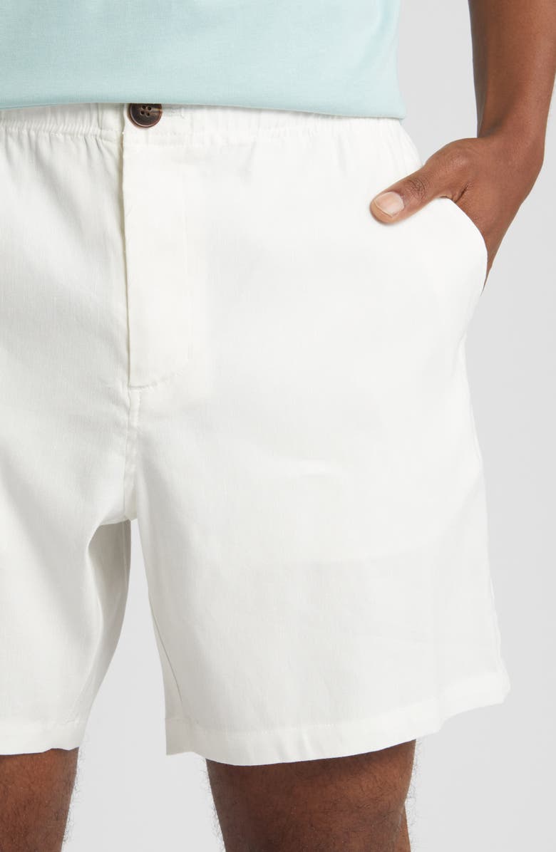 Saturdays NYC Ambrose Linen Blend Shorts, Alternate, color, 