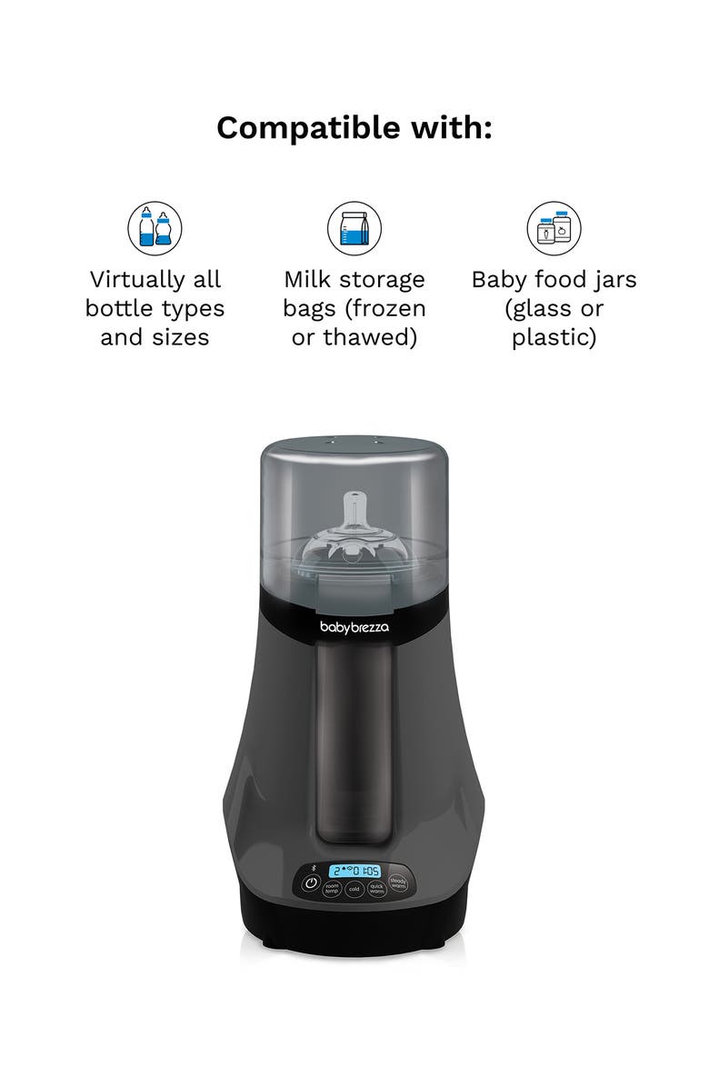 BABY BREZZA Smart Bottle & Breastmilk Warmer, Alternate, color, Charcoal