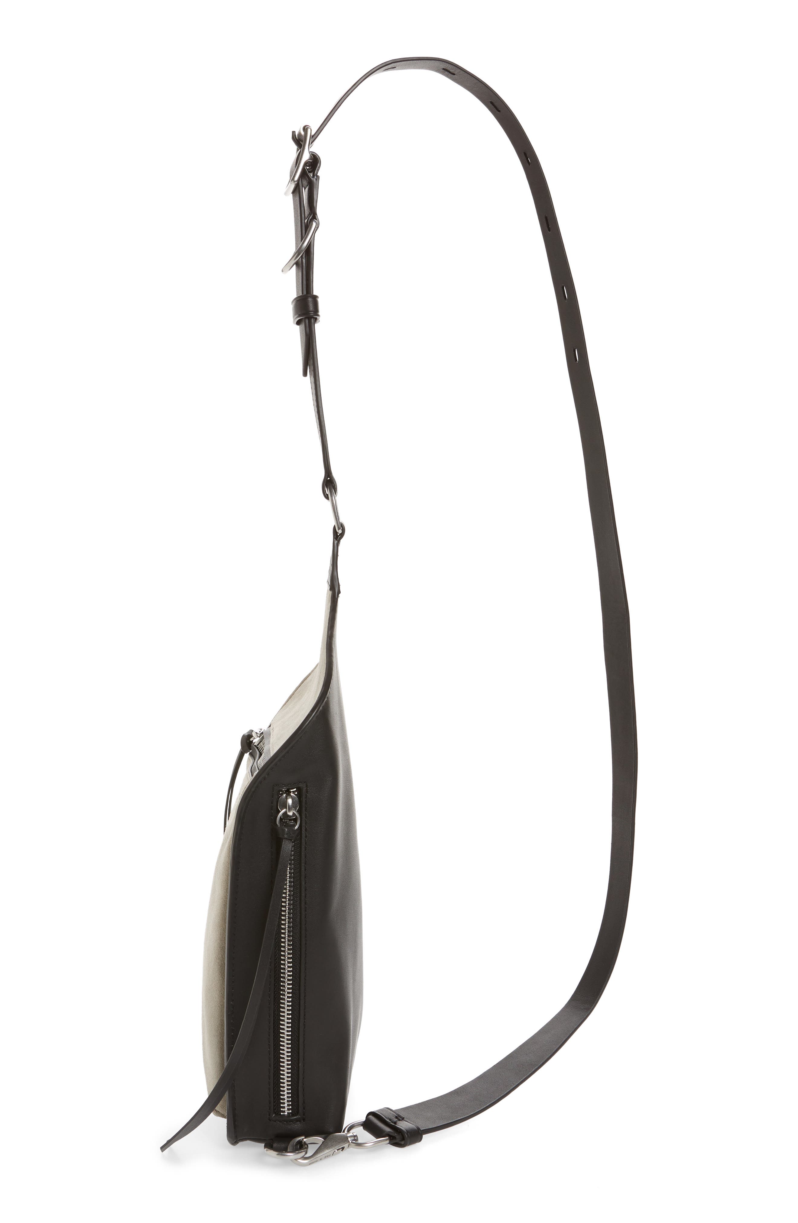 Elliott Sling Leather Bag, Alternate, color, CEMENTOSUEDE