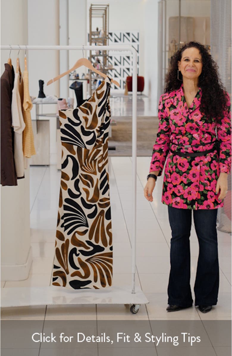 Nata One-Shoulder Midi Dress, sales video thumbnail