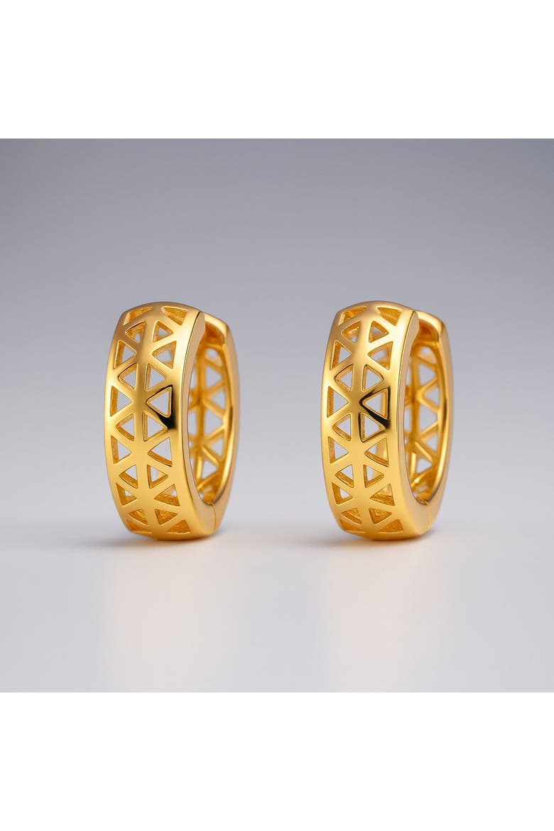 The Lancaster Filigree Hoops, Main, color, Gold