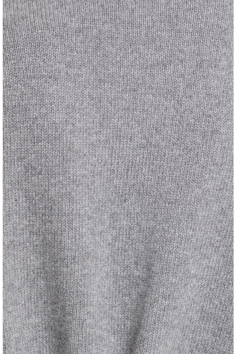 Genuine Shearling Panel Wool & Cashmere Vest, Alternate, color, NICKEL MELANGE