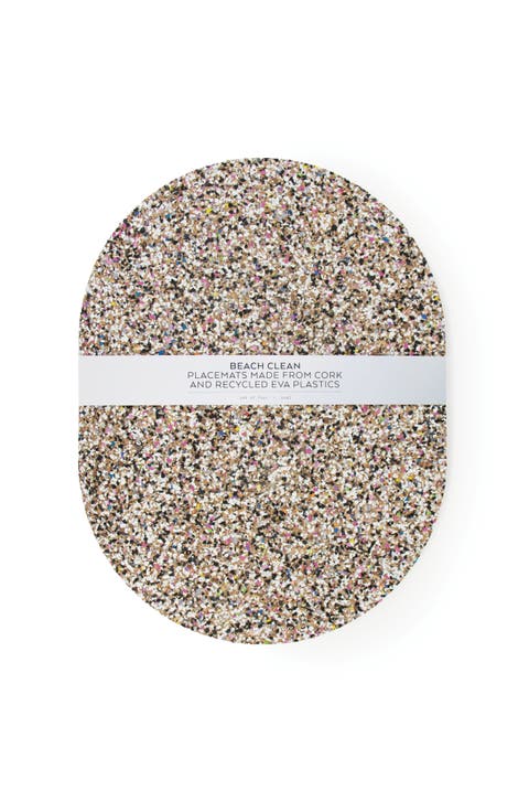Beach Clean Oval Placemats Set of 6