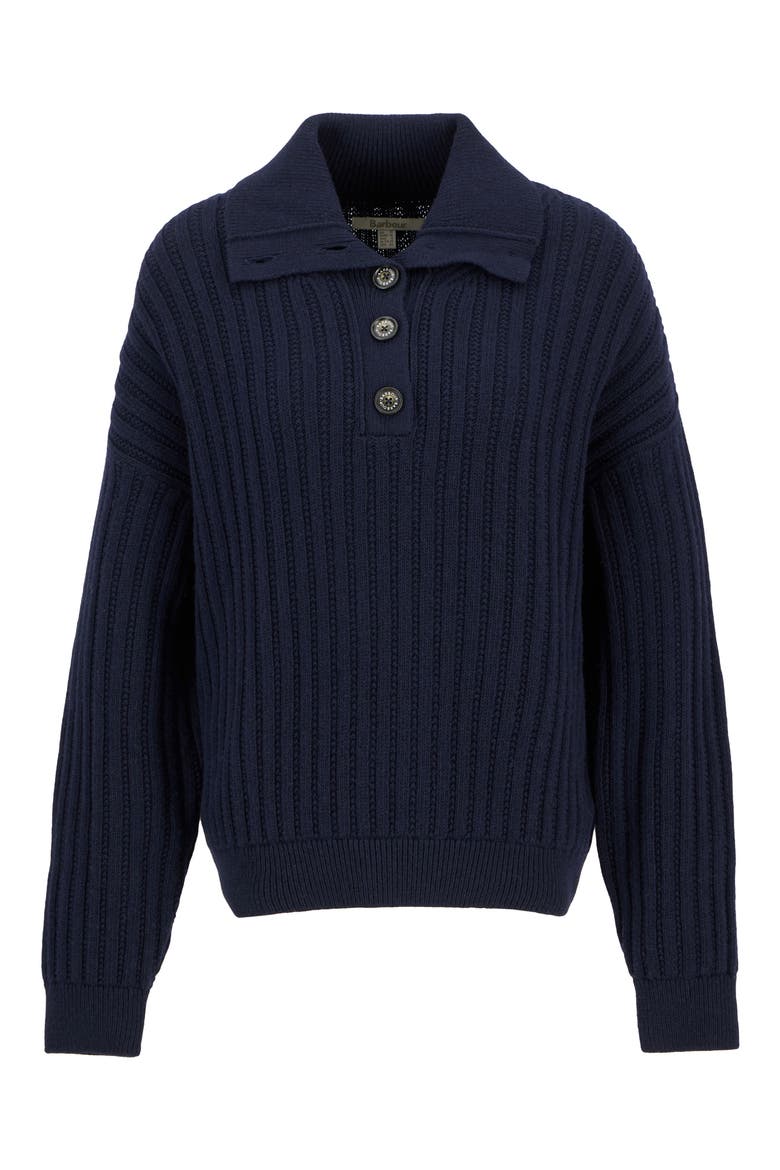 Norham Polo Sweater, Alternate, color, NAVY