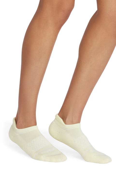 Solid Merino Wool Blend Ankle Socks