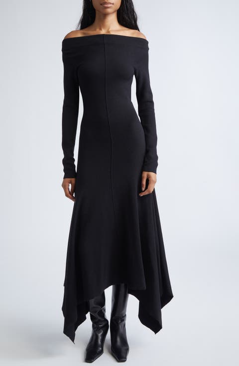 Romi Off The Shoulder Long Sleeve Dress