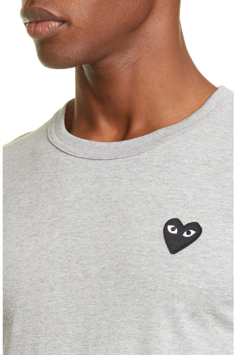 Cotton Crewneck T-Shirt, Alternate, color, GREY