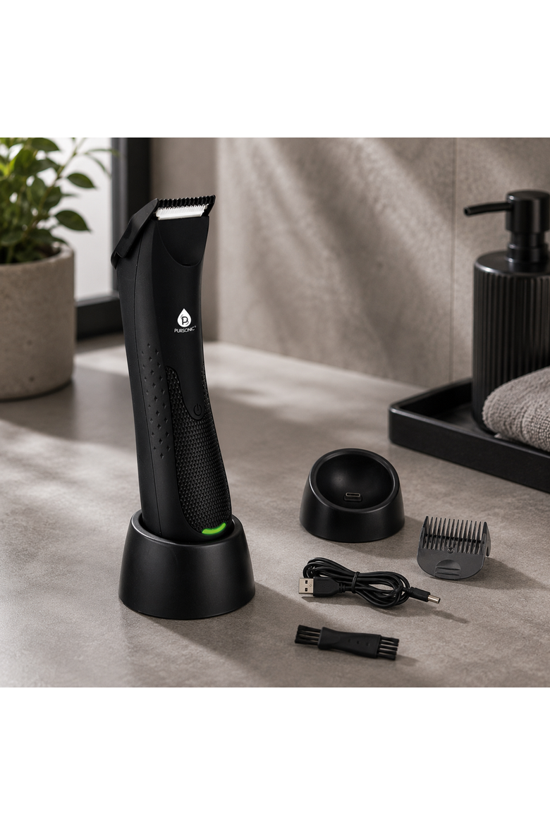 Wireless Body Hair Trimmer & Shaver, Alternate, color, Black