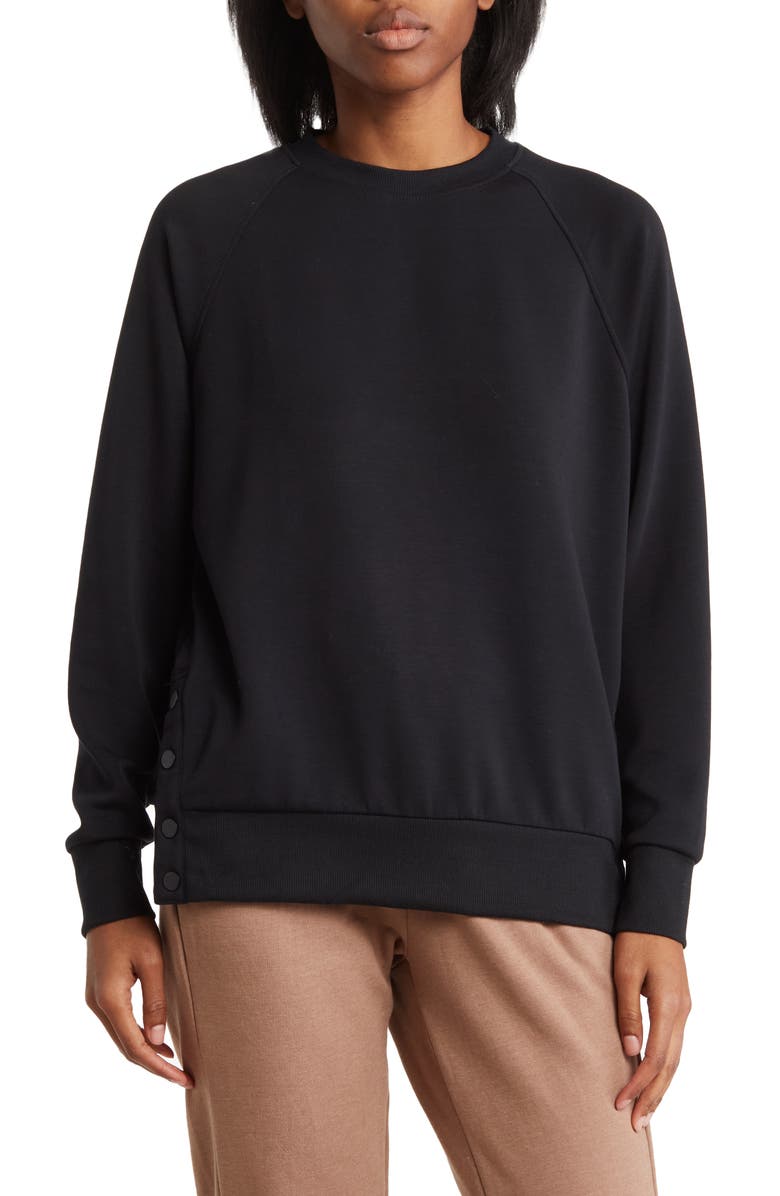 90 DEGREE BY REFLEX SoftLite Scuba Sophie Sweatshirt, Main, color,