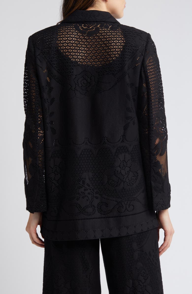 KOBI HALPERIN Joie Lace Open Front Blazer, Alternate, color, 