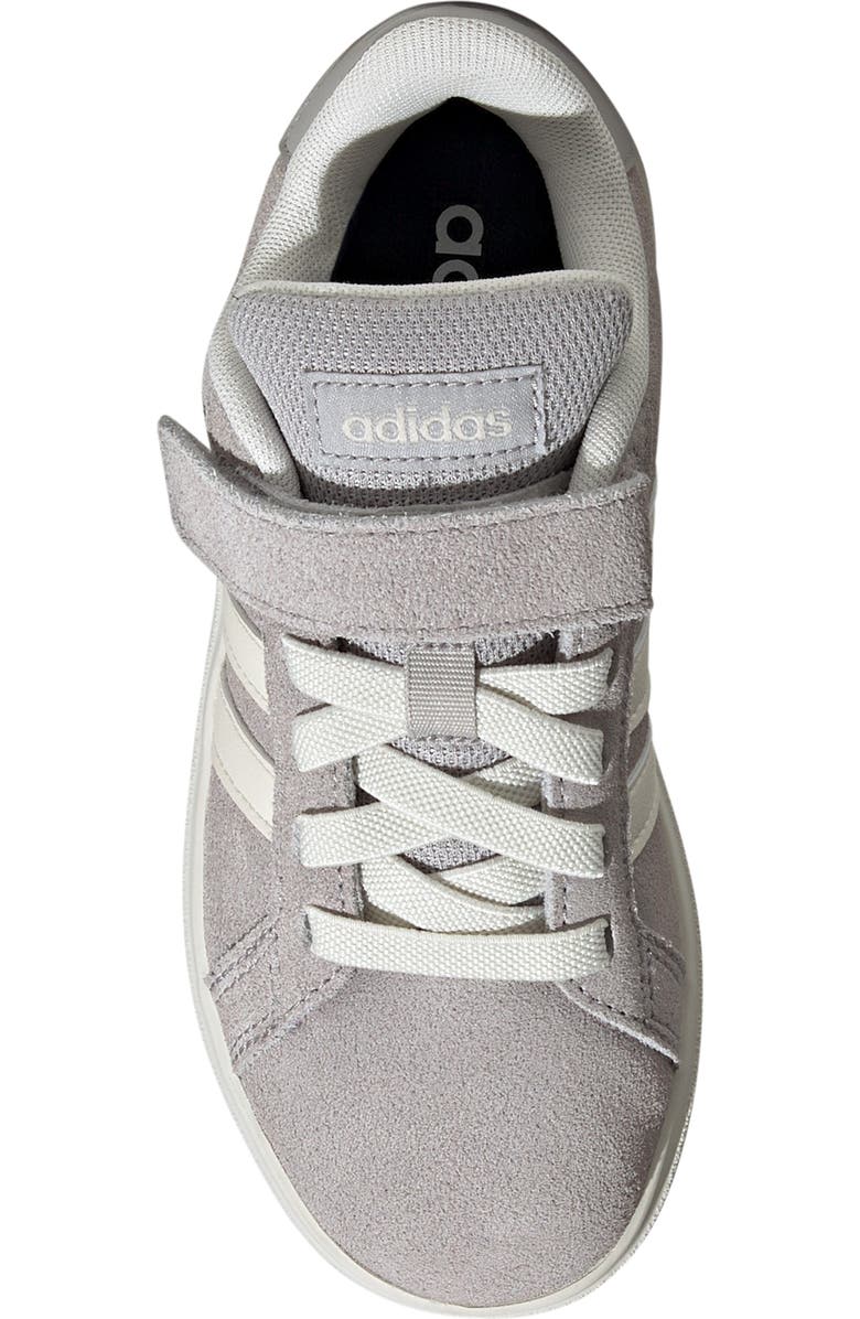 adidas Kids' Grand Court Sneaker, Alternate, color, Grey/ Off White/ Gum