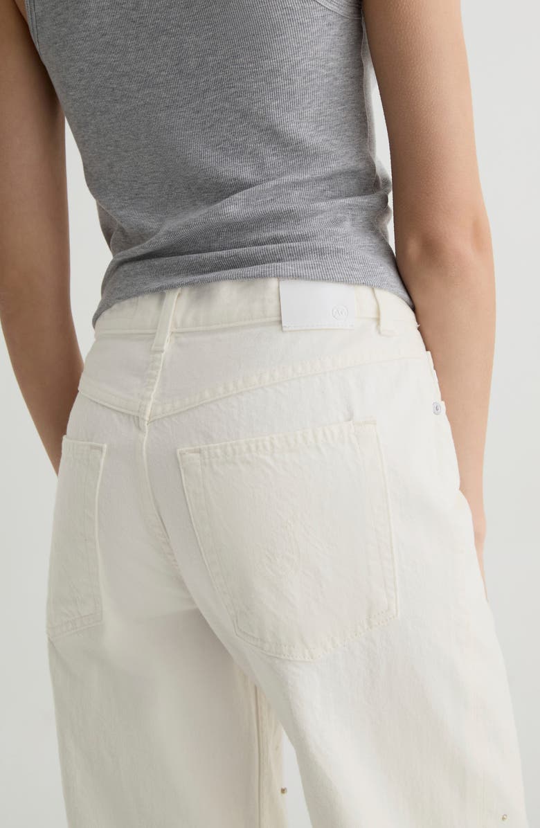 AG Billie High Waist Straight Leg Jeans, Alternate, color, Opal Radiance