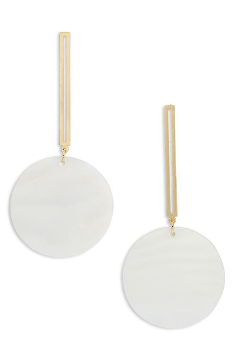Shell Drop Earrings