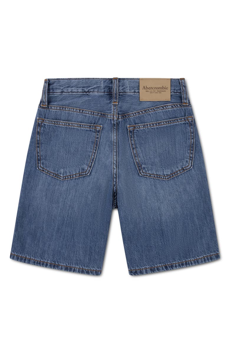 abercrombie kids Kids' Denim Shorts, Alternate, color, Guap