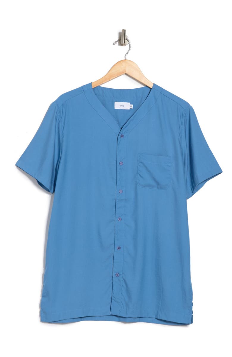 Onia Luca Collarless Regular Fit Shirt, Alternate, color, 