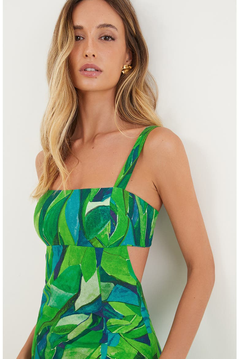 Tropics Mira Cover-Up Dress, Alternate, color, GREEN MULTI