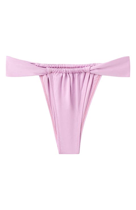 Classic Ruched Curtain Bikini Bottoms
