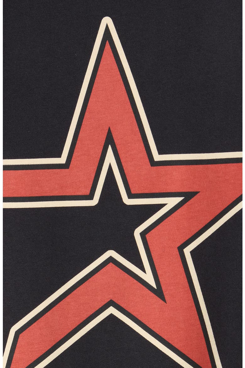 Astros '90s Jersey Cotton Cutoff T-Shirt, Alternate, color, BLACK