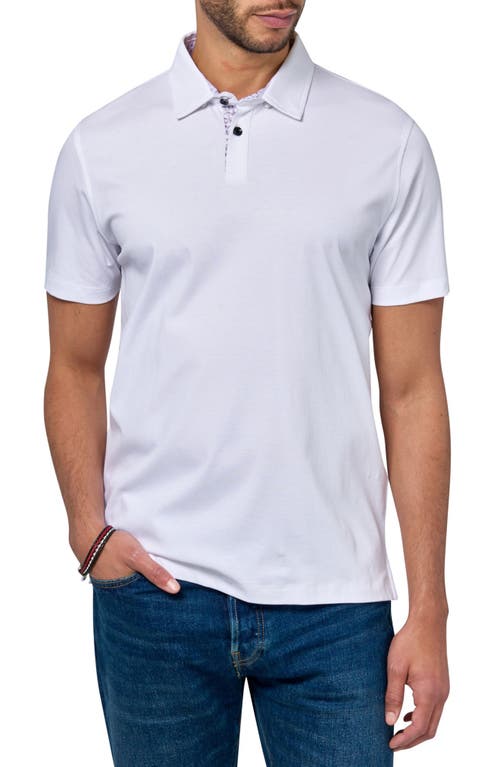 Brooklyn Brigade Solid Polo In White