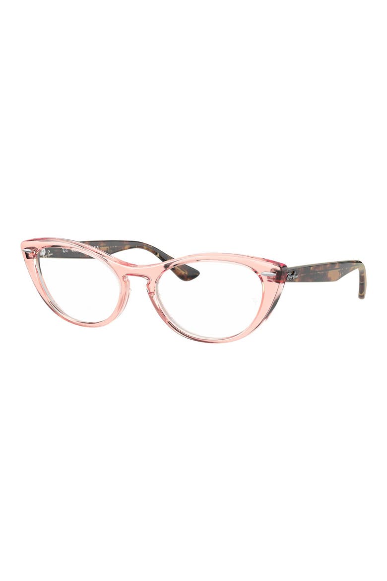 Unisex Nina 51mm Cat Eye Optical Glasses, Alternate, color, PINK