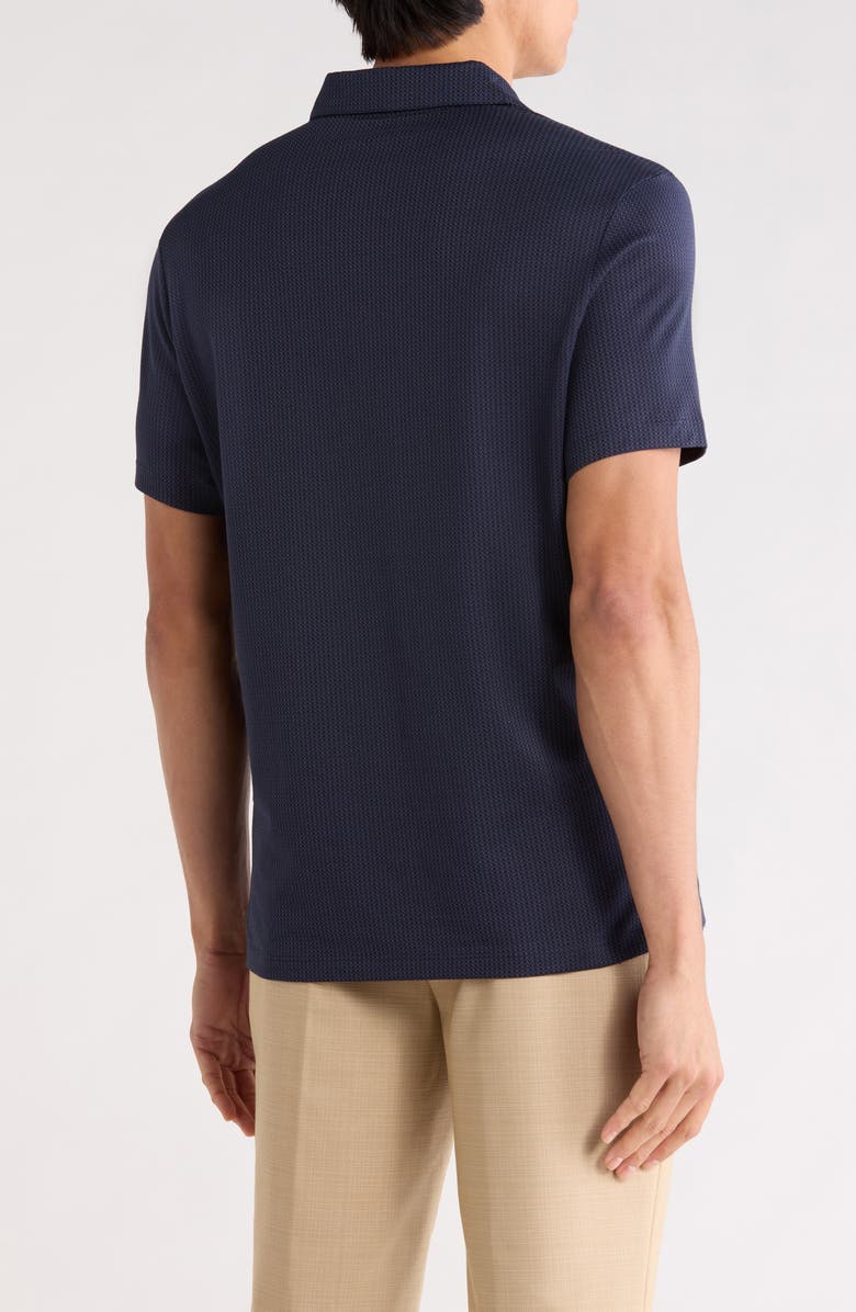 Robert Barakett Skyler Cotton Blend Polo, Alternate, color, Dark Caspian