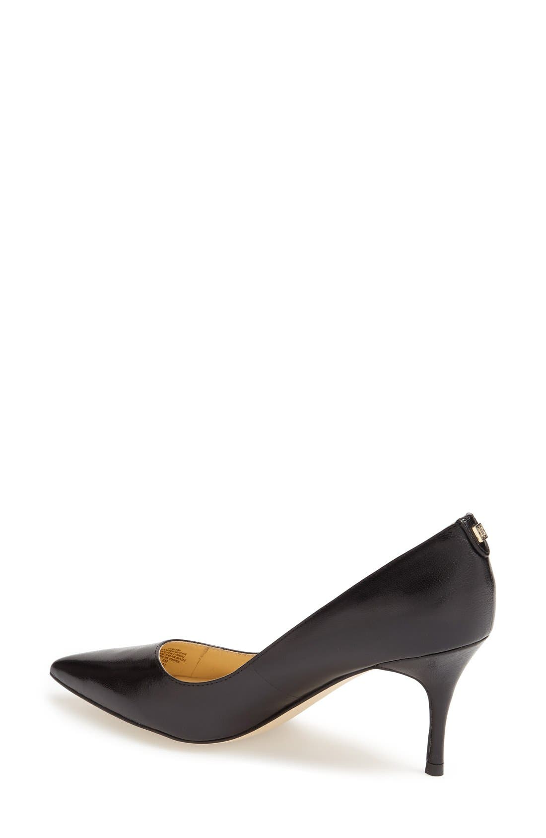 Ivanka Trump 'Boni' Calf Hair Pointy Toe Pump, Alternate, color, 