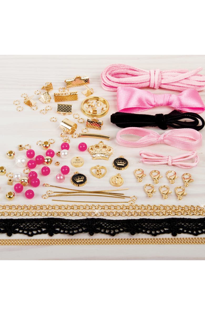 Juicy Couture Make It Real Juicy Couture Chokers & Charms Jewelry 102 Piece Kit, Ages 8+, Alternate, color, Multicolored