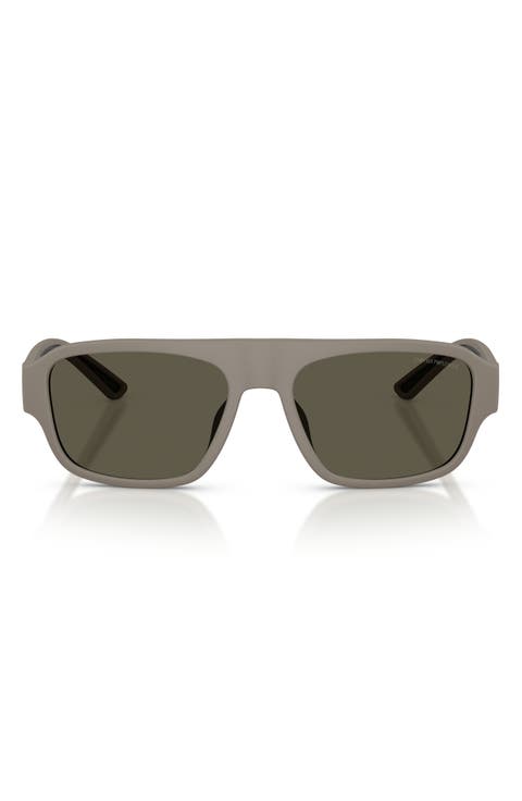 55mm Rectangle Sunglasses