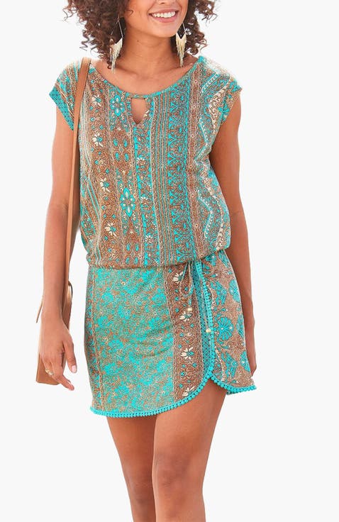 Women's Crochet Hem Dress