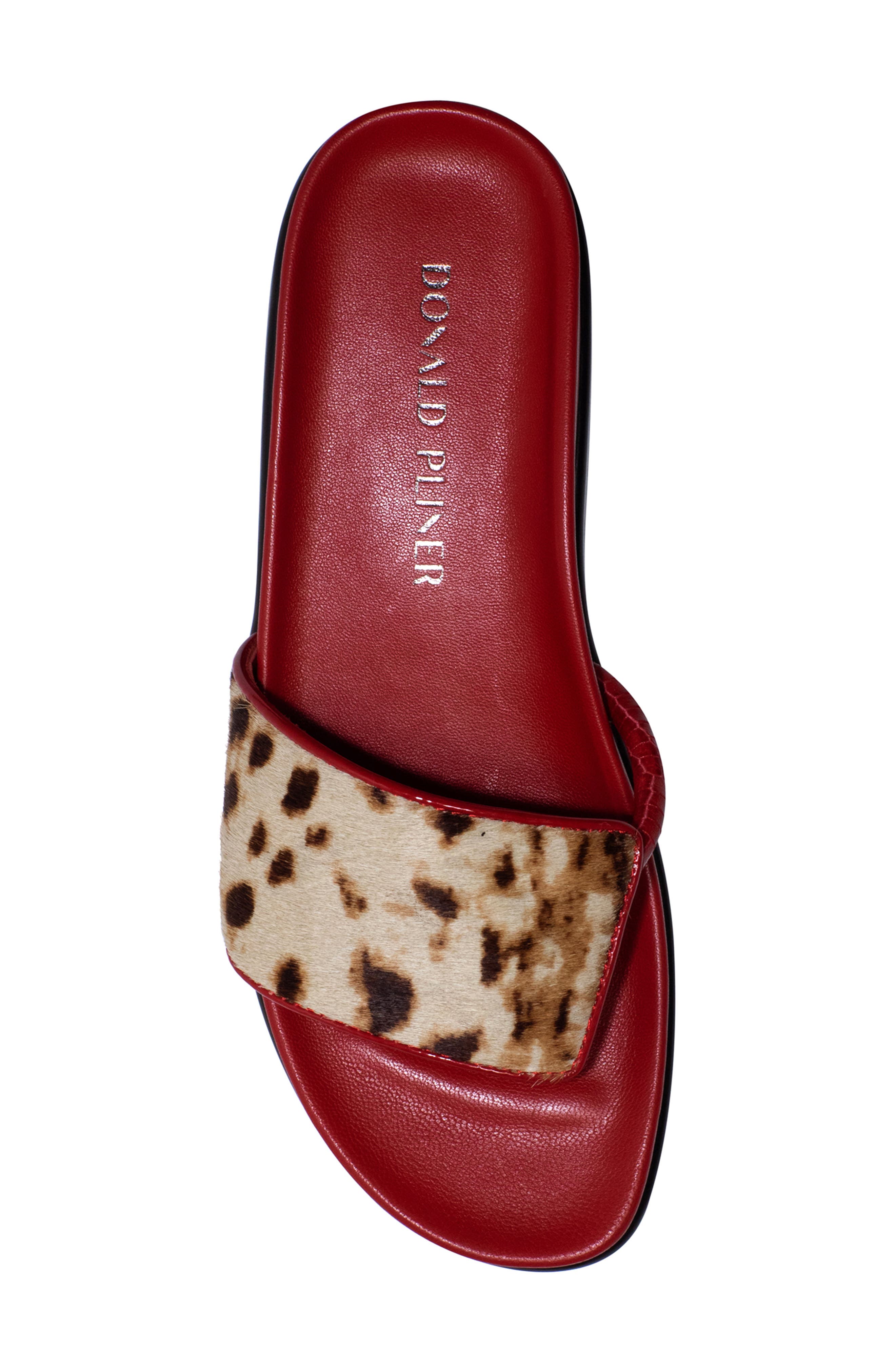 Donald Pliner Fifi Genuine Calf Hair Platform Wedge Sandal, Alternate, color, 