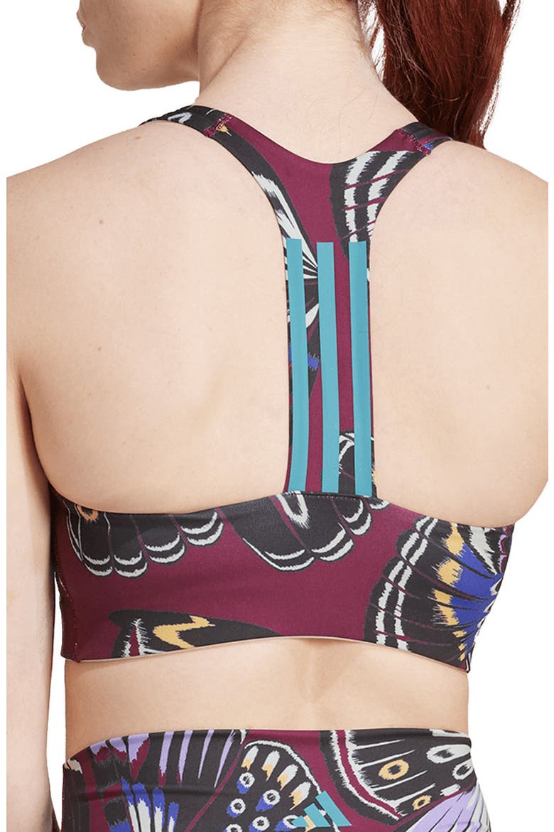 x FARM Rio Sports Bra, Alternate, color, BLACK/ AMAZON RED/ ENERGY INK