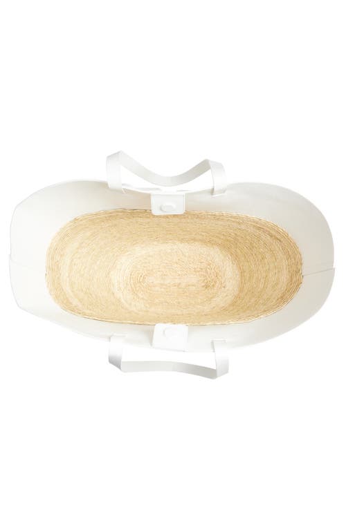 Altuzarra Large Knot Basket Optic White In Optic White