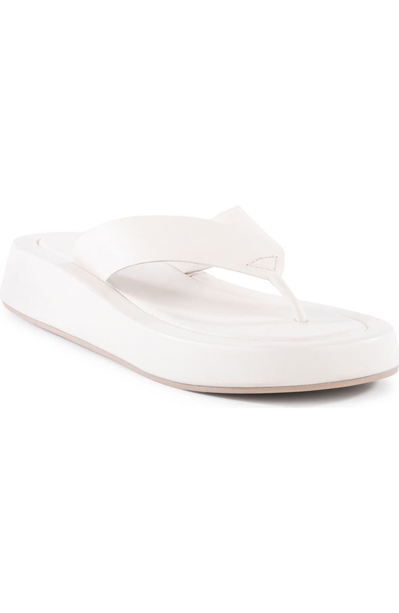 Seychelles Nautical Flip Flop Sandal, Main, color, Off White