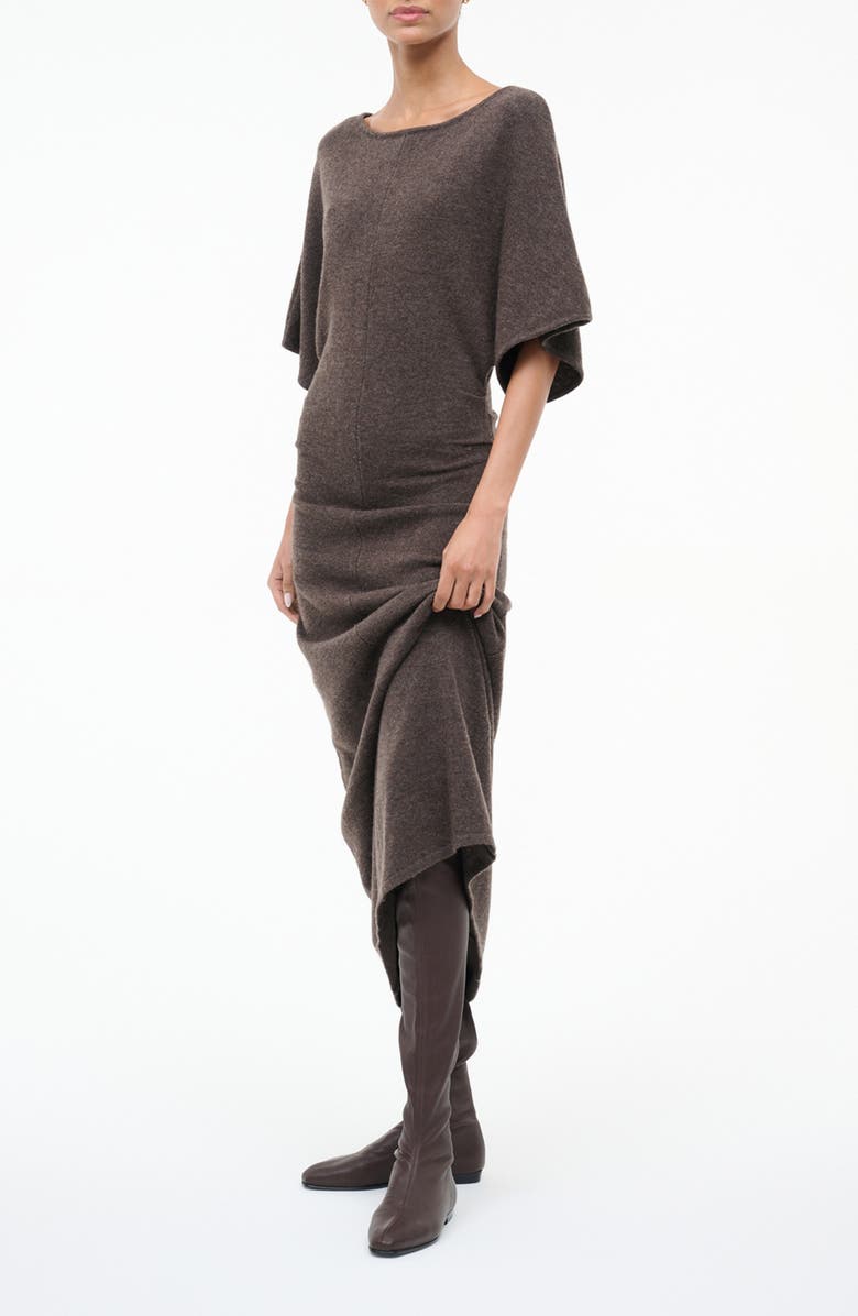 STAUD Amelie Wool Blend Sweater Dress, Alternate, color, Canyon