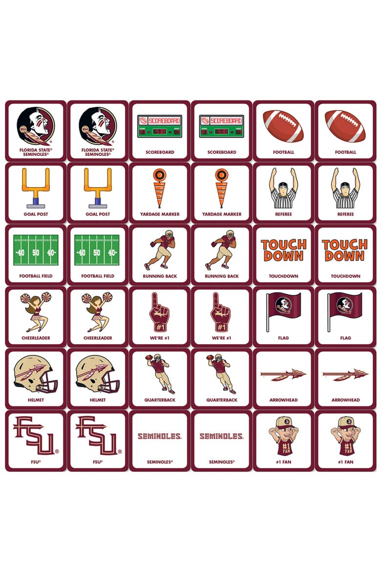 Florida State Seminoles Matching Game, Alternate, color, Multicolor