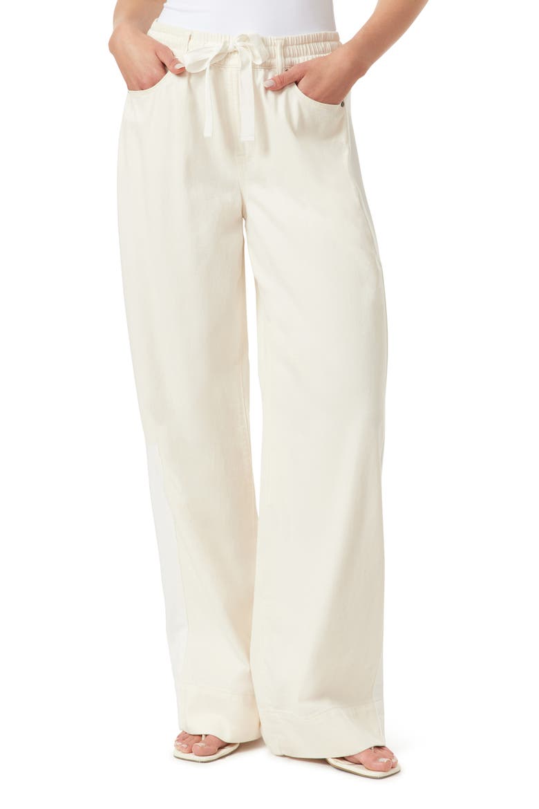 Drawstring Wide Leg Pants, Main, color, ECRU