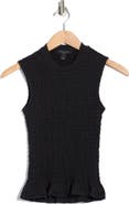AllSaints Ode Sleeveless Peplum Top