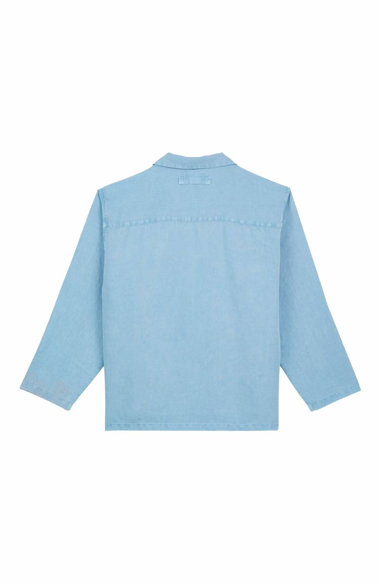 Vilebrequin Men's Linen Mineral Dye Shirt, Alternate, color,