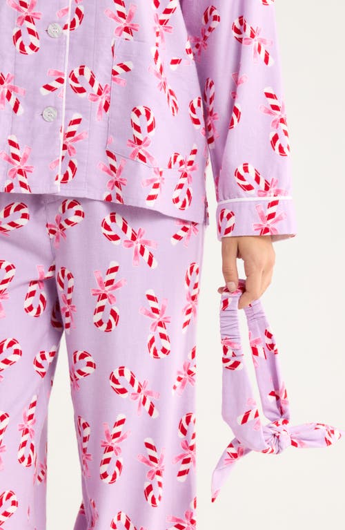 Pj Salvage Print Flannel Pajamas In Pink