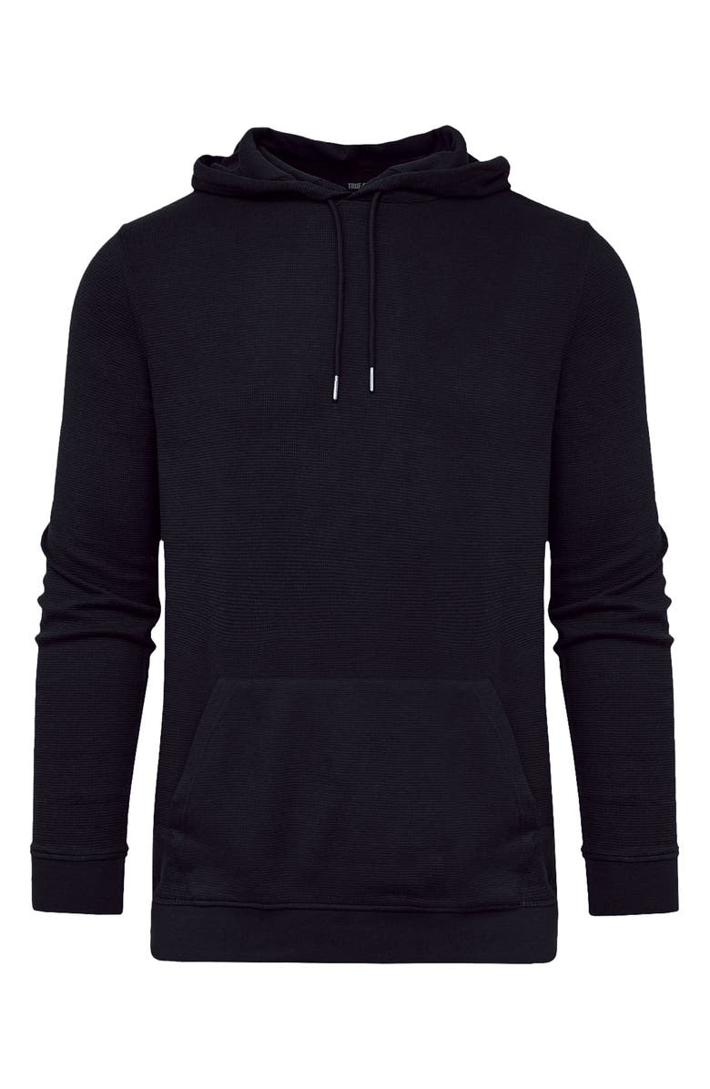 True Classic Waffle Pullover Hoodie, Alternate, color,
